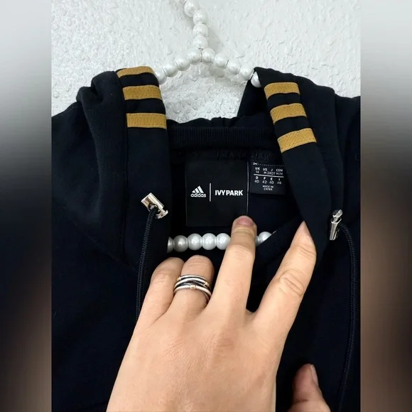 adidas IVY Park Hooded Cut Out Dress GR1445 Size M - Picture 5 of 7